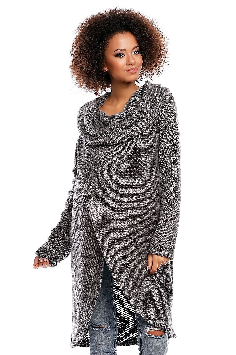 Langpullover Model 84291 PeeKaBoo